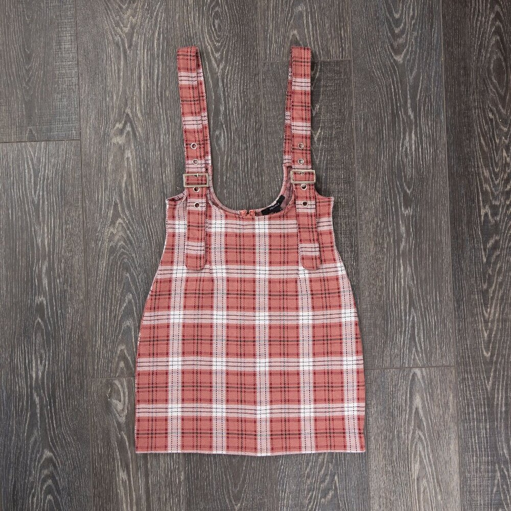 Forever 21 Plaid Pink Dress Small